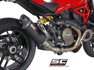 Oval Exhaust Ducati / Monster 1200S / 2015 (D12-01C)