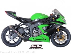 GP M2 Exhaust Kawasaki / Ninja ZX-6R 636 / 2014 (K16-18C)