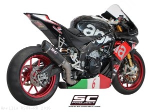 Race Oval Exhaust by SC-Project Aprilia / RSV4 RR / 2016