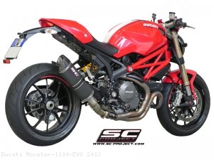 Oval Exhaust by SC-Project Ducati / Monster 1100 EVO / 2013