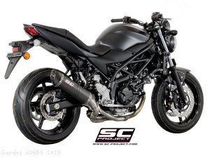 Oval Exhaust by SC-Project Suzuki / SV650 / 2019