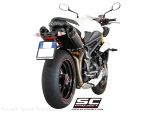 Conic High Mount Exhaust by SC-Project Triumph / Speed Triple / 2012