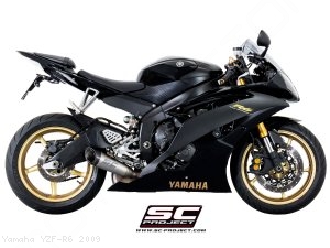 S1 Low Mount Exhaust Yamaha YZF R6 2009 Y04 L41T