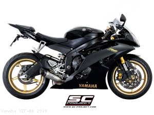 S1 Low Mount Exhaust by SC-Project Yamaha / YZF-R6 / 2019