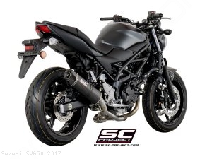 Oval Exhaust by SC-Project Suzuki / SV650 / 2017