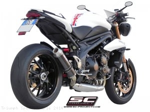 GP EVO Low Mount Exhaust by SC-Project Triumph / Speed Triple / 2014