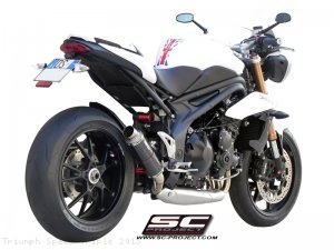 GP M2 Low Mount Exhaust by SC-Project Triumph / Speed Triple / 2013