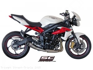 Conic Exhaust Triumph Street Triple 2015 T13 21A
