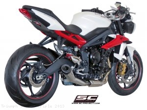 Conic Exhaust by SC-Project Triumph / Street Triple / 2013