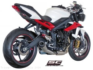 Conic Exhaust by SC-Project Triumph / Street Triple / 2014