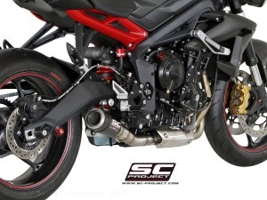 CR-T Exhaust by SC-Project Triumph / Street Triple R / 2013