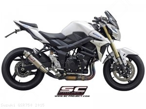 GP M2 Exhaust by SC-Project Suzuki / GSR750 / 2015