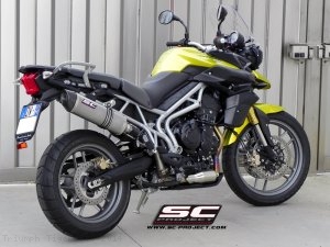 Oval Exhaust Triumph Tiger 800 2014 T06 H02