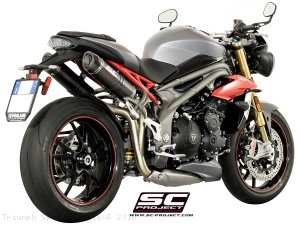 GP-Tech Exhaust Triumph / Speed Triple R / 2018 (T16-28C)