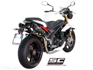 Conic High Mount Exhaust by SC-Project Triumph / Speed Triple / 2011