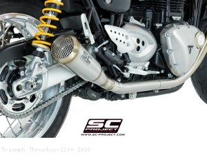 Conic "70s Style" Exhaust by SC-Project Triumph / Thruxton 1200 / 2016