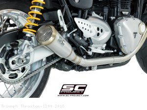 Conic "70s Style" Exhaust by SC-Project Triumph / Thruxton 1200 / 2018