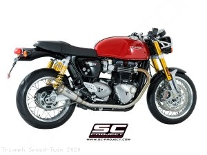 Conic "70s Style" Exhaust by SC-Project Triumph / Speed Twin / 2020
