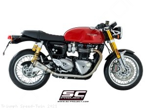 Conic 70s Style Exhaust Triumph Speed Twin 2021 T11 D42A