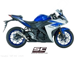 CR T Exhaust Yamaha YZF R3 2019 Y23 38T