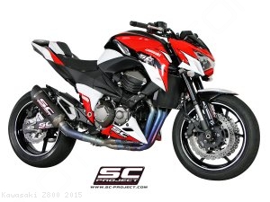 Oval Full System Exhaust Kawasaki Z800 2015 K15 TC40C