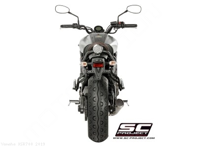 Conic "70s Style" Exhaust by SC-Project Yamaha / XSR700 / 2019