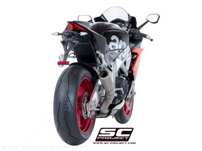CR-T Exhaust by SC-Project Aprilia / Tuono V4 1100 Factory / 2017