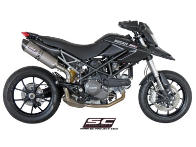 パーツ SC-PROJECT HYPERMOTARD Ducati Hypermotard 796 2-1 Oval Exhaust by SC-Project