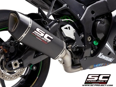 ZX10R SC-PROJECT SC1-Rスリップオン (2016-2020) SC1-R Exhaust Kawasaki / Ninja ZX-10R / 2020 (K22-DET91)