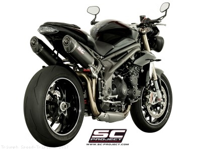 Oval High Mount Exhaust Triumph / Speed Triple R / 2017 (T16-12)